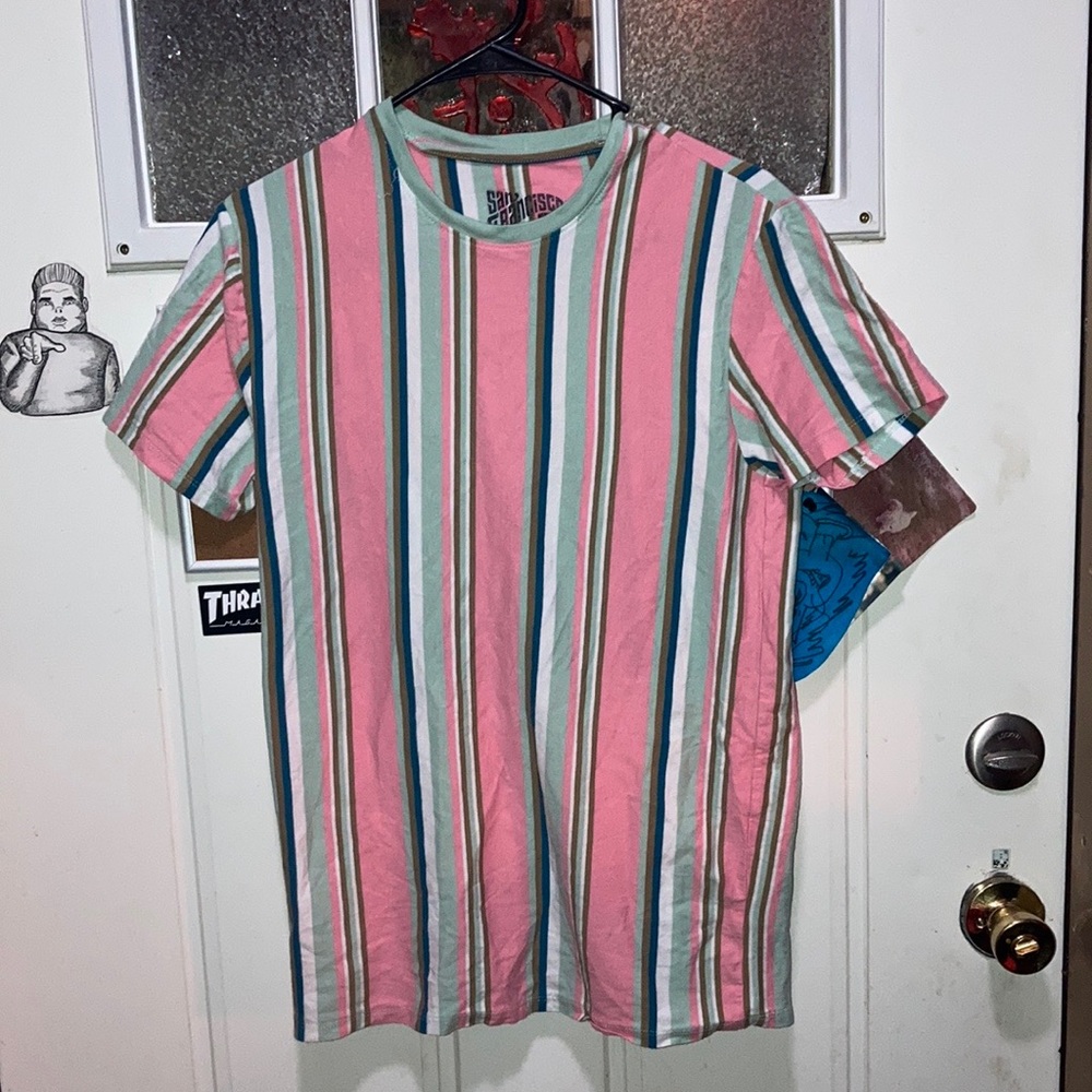 Pink striped T-Shirt
